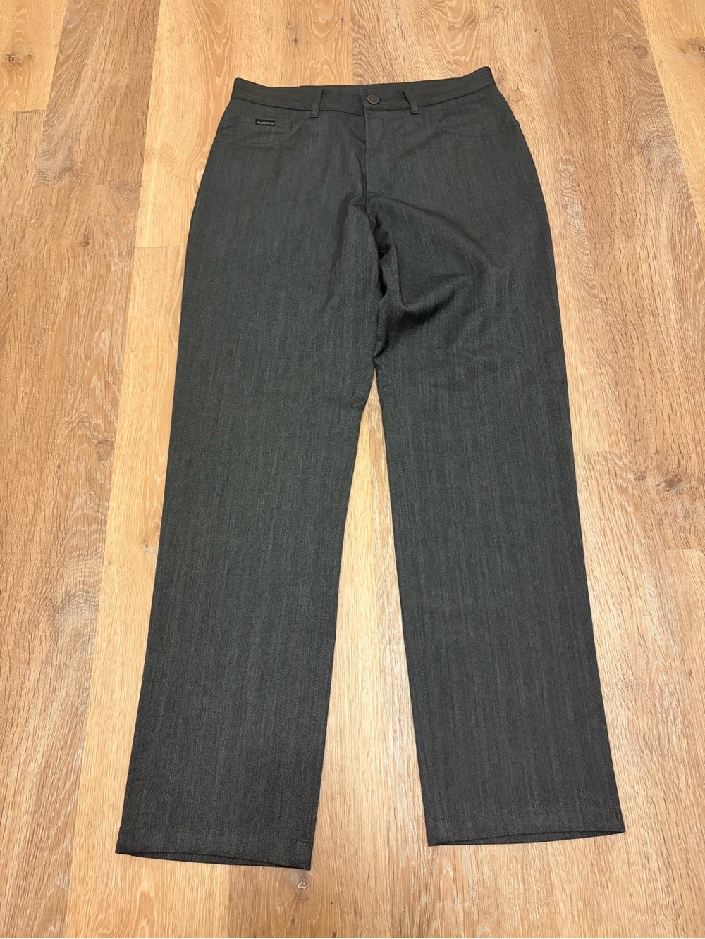Alberto Ceramica Herringbone Dress Pants Men’s ~30x32 Comfort Fit Trousers